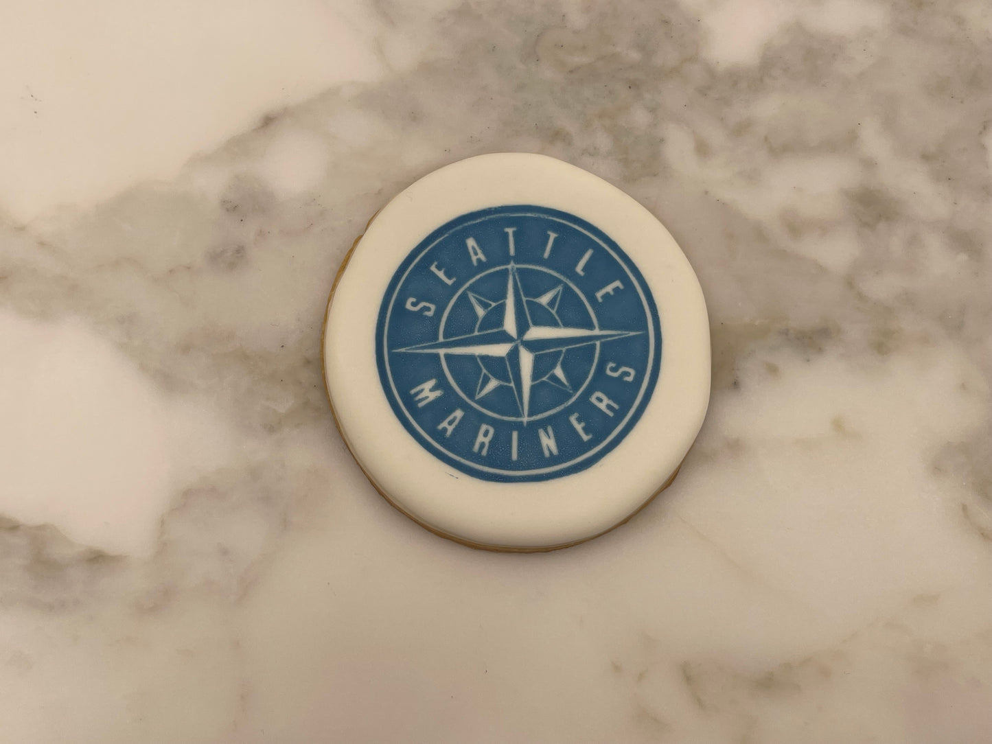 Seattle Mariners Hand-Made Sugar Cookies (9 Cookie Batch)