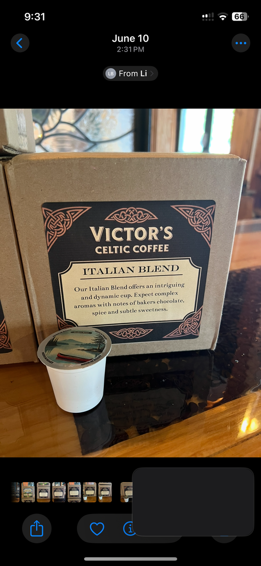 Italian Roast K cups  (quantity 30)