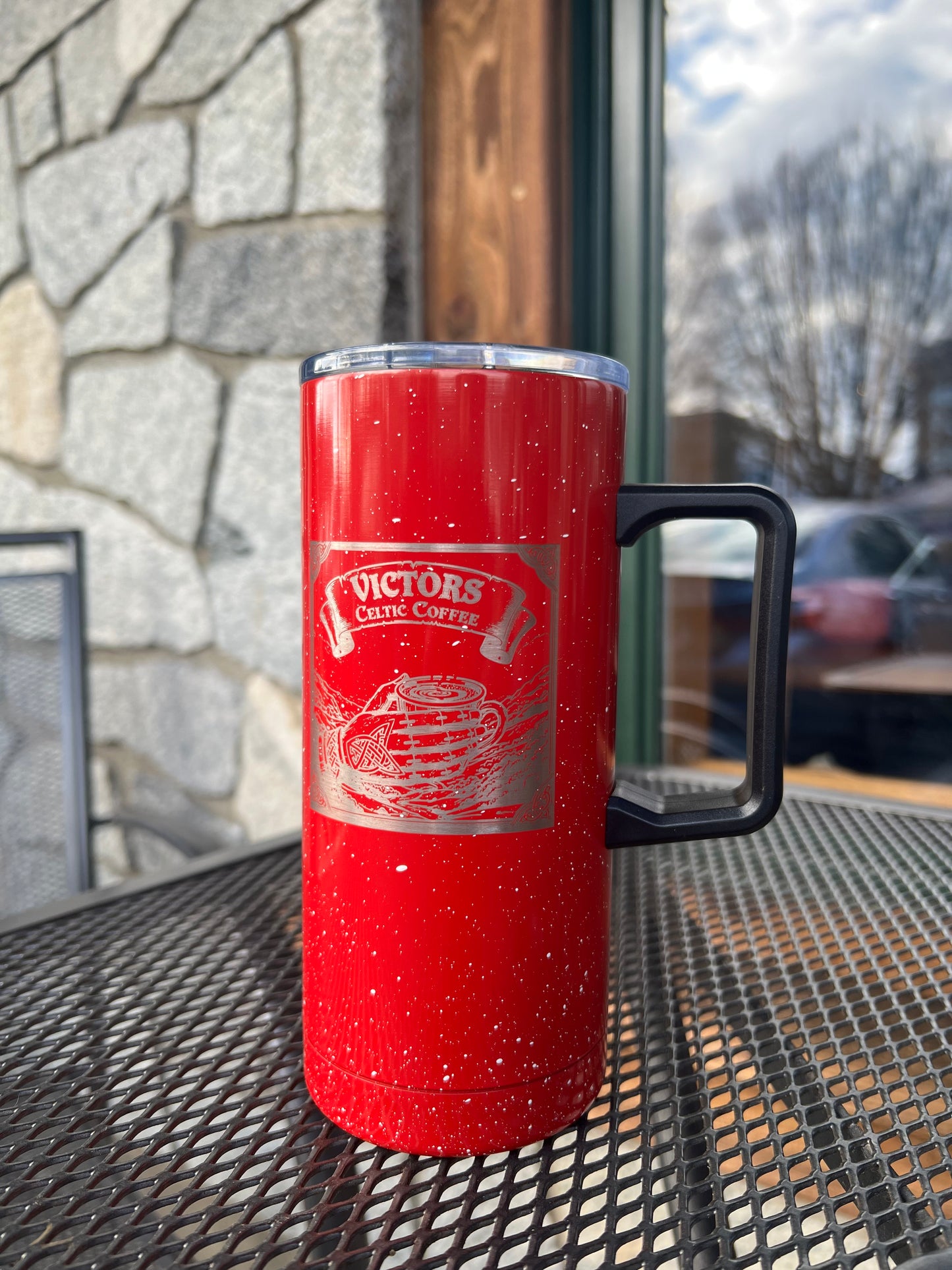 VICTORS CELTIC COFFEE TUMBLER (Green)