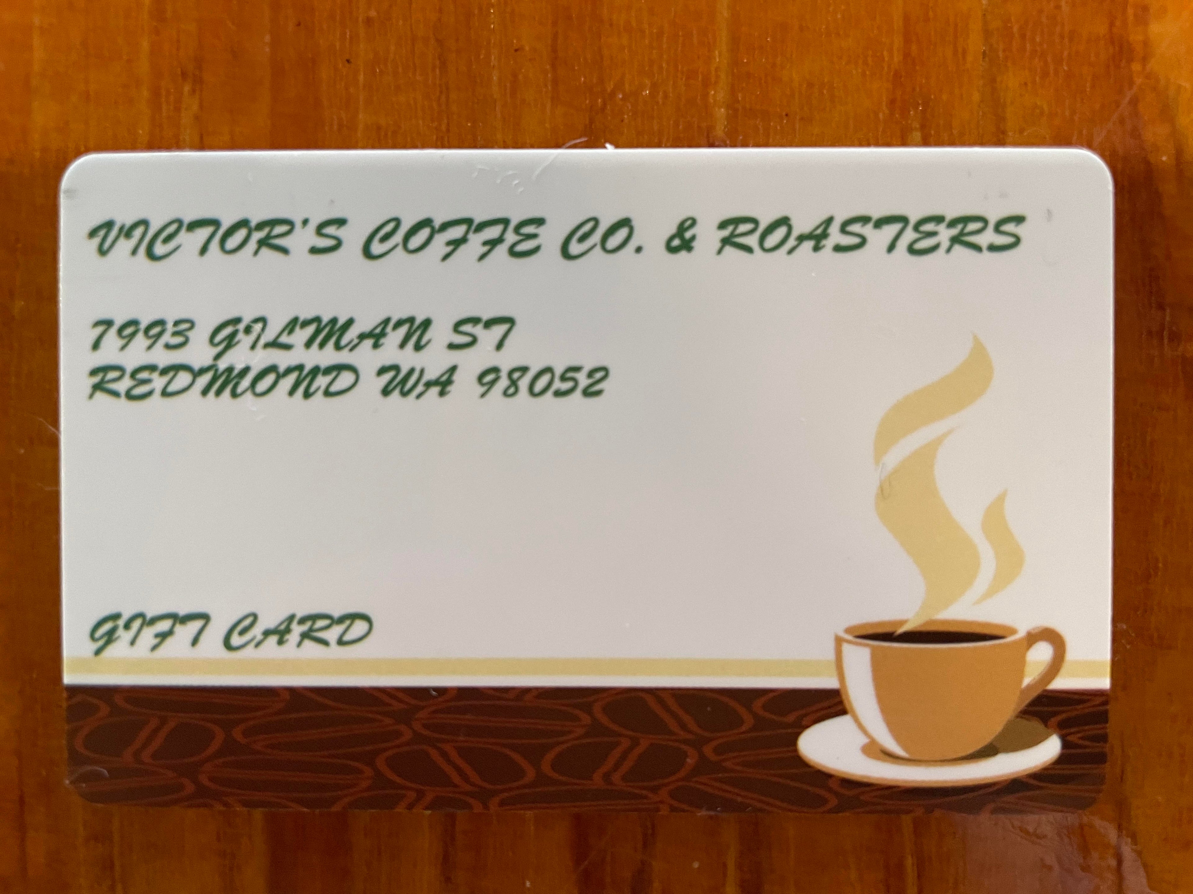 Give the gift of a Celtic dream: A Victors Celtic Coffee Gift Card: